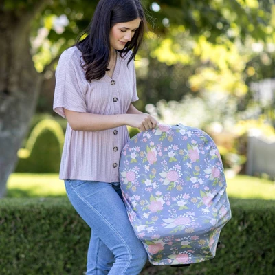 J.L. Childress 4-in-1 Multi-Use Cover Vintage Floral 2 J.L. Childress 4-in-1 Multi-Use Cover Vintage Floral - Image 2