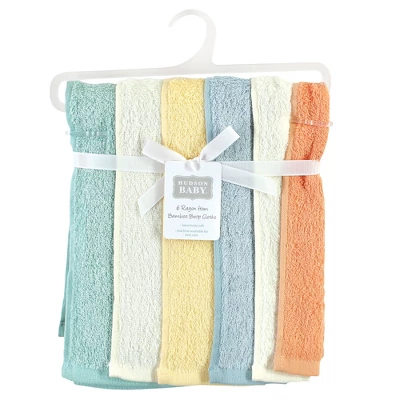 Hudson Baby Infant Rayon From Bamboo Burpcloth 6pk, Soft Neutral, One Size 1 Hudson Baby Infant Rayon From Bamboo Burpcloth 6pk, Soft Neutral, One Size