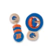 Baby Fanatic Wood Rattle 2 Pack - NCAA Boise State Broncos Baby Toy Set