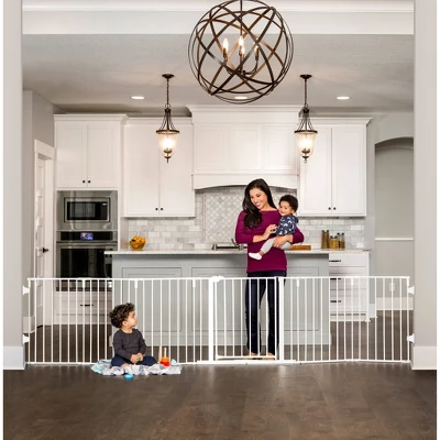 Regalo 130" 6 Panel Super Wide 2-in-1 Configurable Metal Safety Gate 3 Regalo 130" 6 Panel Super Wide 2-in-1 Configurable Metal Safety Gate - Image 3