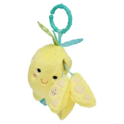 Manhattan Toy Mini-Apple Farm Lemon Baby Travel Toy With Rattle, Squeaker, Crinkle Fabric & Teether Clip-on Attachment -Chicco Kids Shop GUEST 0390483b f0c2 44b5 a598 7b8948930c53