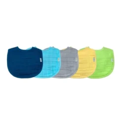 Green Sprouts Organic Cotton Muslin Bibs 5pk 9 Green Sprouts Organic Cotton Muslin Bibs 5pk -Chicco Kids Shop GUEST 07403b20 bf42 4623 8b7c 220b4aa12c7f