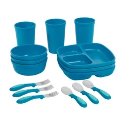 ECR4Kids My First Meal Pal Combo Set, Kids Plastic Tableware And Utensils, 15-Piece -Chicco Kids Shop GUEST 088c1aa8 d538 4268 8a18 ab8e60637320