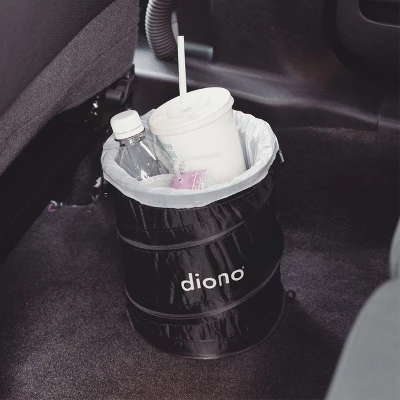 Diono Pop-up Trash Bin, Collapsible Car Trash Can, Leak Proof, Perfect For Keeping Car Clean, Black 1 Diono Pop-up Trash Bin, Collapsible Car Trash Can, Leak Proof, Perfect For Keeping Car Clean, Black