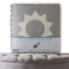 CHILDLIKE BEHAVIOR 61" X 61" Baby Crawling Play Mat With Interlocking Floor Tiles, X-Large Grey & White