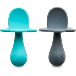 Grabease Baby Silicone Spoon, Set Of 2 For Baby-Led Weaning & First Stage Self-Feeding -Chicco Kids Shop GUEST 0a324e54 0bc9 4106 a185 234a99880bdc