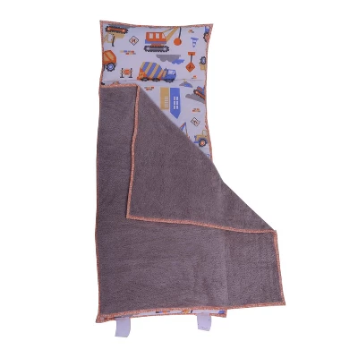 Bacati - Construction Multicolor Boys Cotton Toddler Nap Mat 3 Bacati - Construction Multicolor Boys Cotton Toddler Nap Mat - Image 3