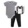Little Treasure Baby Boy Bodysuit, Pant And Bib, Man Of Your Dreams