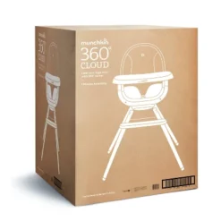 Munchkin Cloud Baby High Chair With 360° Swivel - Clear -Chicco Kids Shop GUEST 0e96b09b 0b11 4876 b4a5 02065362d338