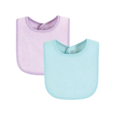 Hudson Baby Girls Drooler Bib With Waterproof Lining, Pink Mint, One Size 5 Hudson Baby Girls Drooler Bib With Waterproof Lining, Pink Mint, One Size - Image 5