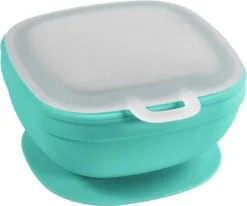 Platinum Silicone 11oz. Suction Bowl W/Platinum Silicone Press In Lid -Chicco Kids Shop GUEST 12f128e4 237b 4f0c a23a 252ffe6e7107