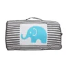 Bacati - Elephants Aqua Lime Gray Toddler Nap Mat
