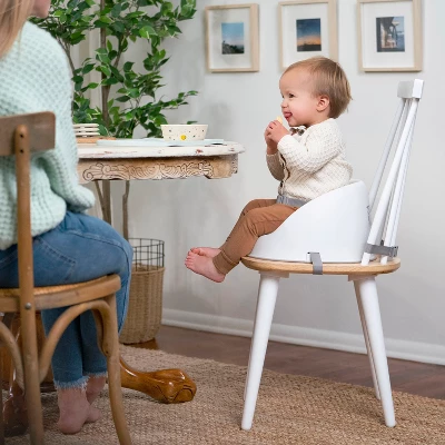 Ity By Ingenuity Simplicity Seat Easy-Clean Baby Booster Feeding Chair - Oat 6 Ity By Ingenuity Simplicity Seat Easy-Clean Baby Booster Feeding Chair - Oat - Image 6
