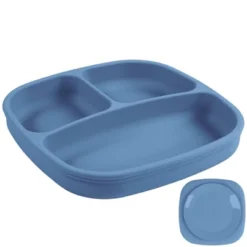 Re-Play Silicone Suction Divided Place With Lid - Denim -Chicco Kids Shop GUEST 14675cf9 d09d 46f6 93fc 177902da0e15