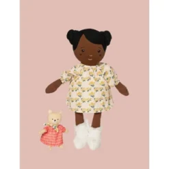 Manhattan Toy Playdate Friends Harper Machine Washable And Dryer Safe 14 Inch Doll With Companion Stuffed Animal