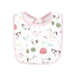 Hudson Baby Infant Girl Cotton Bibs, Girl Farm Animals, One Size -Chicco Kids Shop GUEST 163584fb 3dde 4a24 9694 8d526f63db88