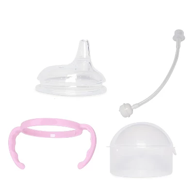 Botabee Soft Spout Transition Sippy Cup For 5oz & 8oz Bottles, 2pack, Pink 3 Botabee Soft Spout Transition Sippy Cup For 5oz & 8oz Bottles, 2pack, Pink - Image 3