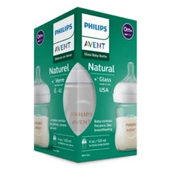 Philips Avent Glass Natural Baby Bottle With Natural Response Nipple - Clear - 4oz -Chicco Kids Shop GUEST 181d2d25 17c5 4b02 b0c8 bd4b7bee2181