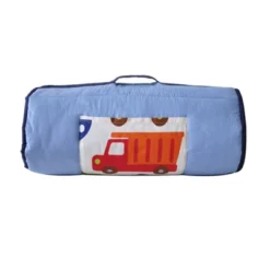 Bacati - Transportation Blue Toddler Nap Mat