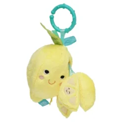 Manhattan Toy Mini-Apple Farm Lemon Baby Travel Toy With Rattle, Squeaker, Crinkle Fabric & Teether Clip-on Attachment -Chicco Kids Shop GUEST 18b7f532 2ce7 469e a1c2 336777ff679a
