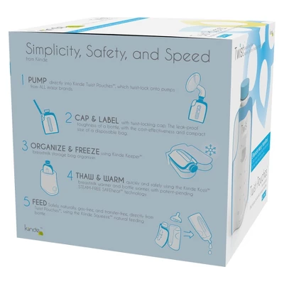 Kiinde 40ct Twist Breast Milk Storage Pouch 7 Kiinde 40ct Twist Breast Milk Storage Pouch - Image 7