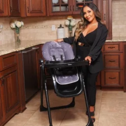 Your Babiie MAWMA By Snooki Tie Dye Fitzrovia High Chair - Black -Chicco Kids Shop GUEST 1a799f4c dded 4cab a61f 8e3c8b3d9e9e