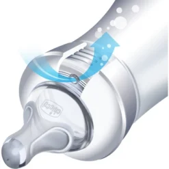 Chicco Duo Deluxe Hybrid Baby Bottle Gift Set With Invinci-Glass Inside/Plastic Outside - Gray - 10pc -Chicco Kids Shop GUEST 1aafa71f 2ce0 4c50 8951 10cf52518580