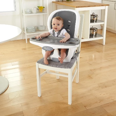 Ingenuity SmartClean Trio Elite 3-in-1 High Chair, Toddler Chair & Booster Seat - Slate 3 Ingenuity SmartClean Trio Elite 3-in-1 High Chair, Toddler Chair & Booster Seat - Slate - Image 3