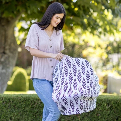 J.L. Childress 4-in-1 Multi-Use Cover Black Feathers 2 J.L. Childress 4-in-1 Multi-Use Cover Black Feathers - Image 2