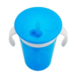 Munchkin SnackCatch & Sip 2-in-1 Snack Catcher And Spill Proof Cup - Blue - 9 Fl Oz -Chicco Kids Shop GUEST 1ea0b183 d547 4d11 b203 f0f3fc8cb896