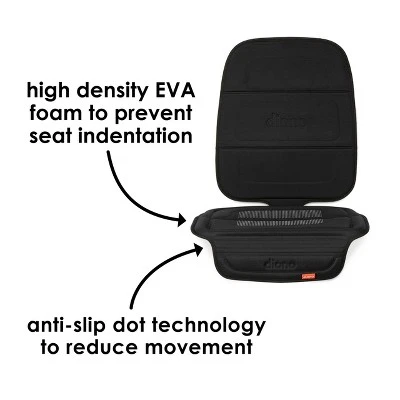 Diono Seat Guard Complete, Full Size Car Seat Protector, Raised Edges, Non Slip Backing, Black 6 Diono Seat Guard Complete, Full Size Car Seat Protector, Raised Edges, Non Slip Backing, Black - Image 6
