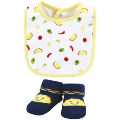 Hudson Baby Infant Boy Cotton Bib And Sock Set, Handsome Taco, One Size -Chicco Kids Shop GUEST 1fcbcf8c 230a 4b81 b911 348051f2484a