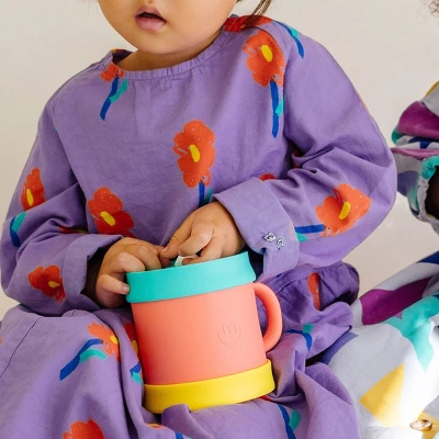 Morepeas Silicone Baby Snack Cup - Melon 2 Morepeas Silicone Baby Snack Cup - Melon - Image 2