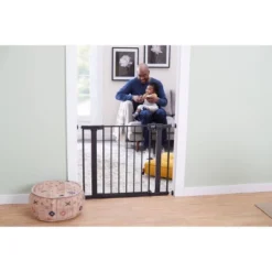 Safety 1st Easy Install Walk Through Baby Gate - Black 8 Safety 1st Easy Install Walk Through Baby Gate - Black -Chicco Kids Shop GUEST 20fe172d b2a7 467e ad80 2007e0975a76