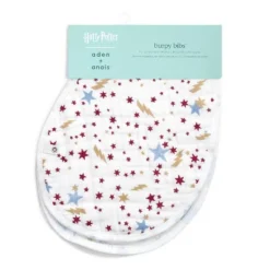 Aden + Anais 2pk Burpy Bib - Harry Potter Iconic