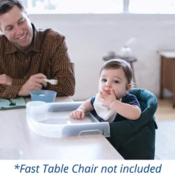Inglesina Fast Dining Tray Plus, Clip-On Accessory For Fast Table Chair - For Toddlers, Baby And Kids - Clear Plastic -Chicco Kids Shop GUEST 27c6a83b 5c7e 46e9 9aac 7aec5f247666