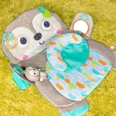Bright Starts Tummy Time Prop And Playmat - Sloth 9 Bright Starts Tummy Time Prop And Playmat - Sloth - Image 9
