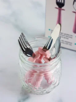 Grabease 3-Piece Stainless Steel Utensil Set For Independent Self-Feeding: Fork, Spoon & Curve-Tip Safety Knife For 18 Months & Up 8 Grabease 3-Piece Stainless Steel Utensil Set For Independent Self-Feeding: Fork, Spoon & Curve-Tip Safety Knife For 18 Months & Up -Chicco Kids Shop GUEST 28cdbf8d 2641 4a5f ae5e d731c1d0f730