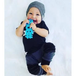 Hudson & Heart Company #Boss Teetheword Baby Teether - Blue 2.9oz -Chicco Kids Shop GUEST 2962f464 6a33 46a2 bf46 d5666fee5881