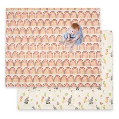 JumpOff Jo Foam Padded Play Mat, For Infants, Babies, Toddlers Play & Tummy Time, Foldable And Waterproof, Large, 70" X 59" 9 JumpOff Jo Foam Padded Play Mat, For Infants, Babies, Toddlers Play & Tummy Time, Foldable And Waterproof, Large, 70" X 59" - Image 9