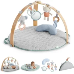 Ingenuity Cozy Spot Reversible Duvet Activity Gym With Wooden Toy Bar -Chicco Kids Shop GUEST 2f7a1aa8 a06f 4536 9e04 ade68e0072f6