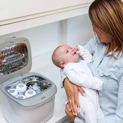 EVLA’S UV Light Sanitizer Box, Feeding Bottle Sanitizer & Dryer, Sanitizes Baby Bottles, Pacifiers, Toys, Teethers In Minutes, Touch Screen 1 EVLA’S UV Light Sanitizer Box, Feeding Bottle Sanitizer & Dryer, Sanitizes Baby Bottles, Pacifiers, Toys, Teethers In Minutes, Touch Screen