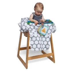 Boppy Preferred Shopping Cart And Restaurant High Chair Cover - Gray Jumbo Dots -Chicco Kids Shop GUEST 3321b61a 9709 4e27 8300 796a3eda0868
