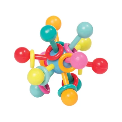 Manhattan Toy Atom Rattle & Teether Grasping Activity Baby Toy 2 Manhattan Toy Atom Rattle & Teether Grasping Activity Baby Toy - Image 2