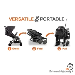 Jovial Portable Folding Lightweight Compact Baby Stroller With Bag For Airplane Travel For Babies, Infants, And Toddlers, Black (2 Pack) -Chicco Kids Shop GUEST 3b4c9bcc d936 4e82 b2b8 bf135ed0fec1 1