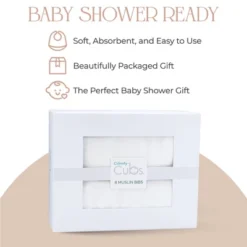 Muslin Cotton Baby Bibs, 8 Pack, Adjustable Size With Easy Snaps, Soft And Super Absorbent, Washable And Reusable By Comfy Cubs -Chicco Kids Shop GUEST 3b729dd3 2710 4978 a2f0 bb47c6058711