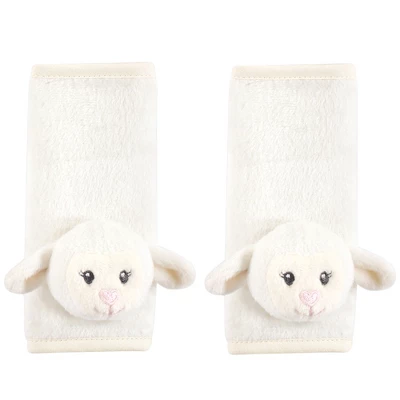 Hudson Baby Infant Girl Car Seat Insert And Strap Covers, Lamb, One Size 2 Hudson Baby Infant Girl Car Seat Insert And Strap Covers, Lamb, One Size - Image 2