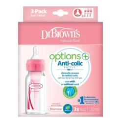 Dr. Brown's Dr. Brown's Options Baby Bottle - Pink - 4oz