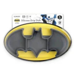 Bumkins DC Comics Batman Grip Dish - Gray