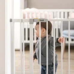 Hauck Open N Stop KD Pressure Fit Pet & Baby Safety Gate For Doorway, Stairway, Or Hallway, White -Chicco Kids Shop GUEST 452c015e 1577 4e9f 8782 f36c57b1cbb2